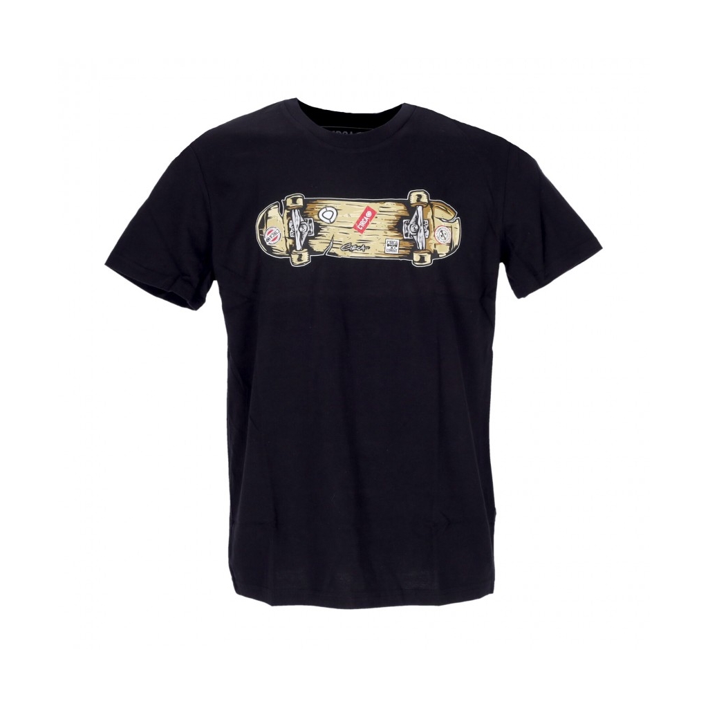 maglietta uomo skateboard tee BLACK