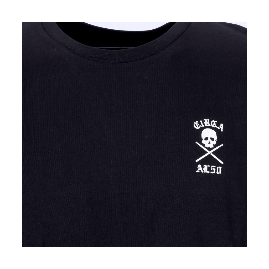 maglietta uomo al 50 skull tee BLACK/WHITE