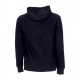 felpa cappuccio uomo skateboard hood BLACK