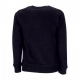 felpa girocollo uomo clouds crew BLACK