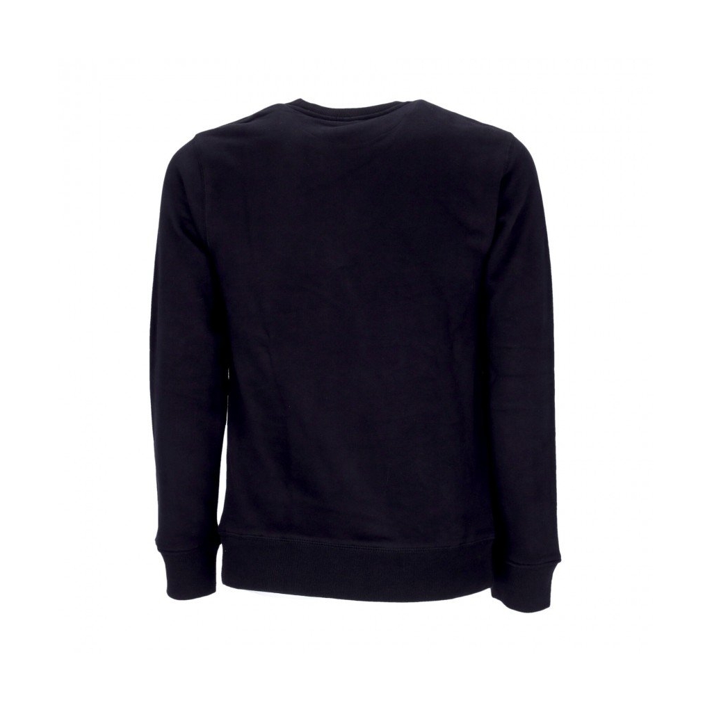 felpa girocollo uomo clouds crew BLACK