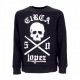 felpa girocollo uomo lopez 50 crew BLACK/WHITE