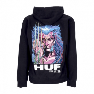 felpa cappuccio uomo weapon x po hoodie x marvel BLACK