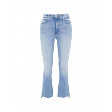 Jeans The Insider Crop Step Fray Blau
