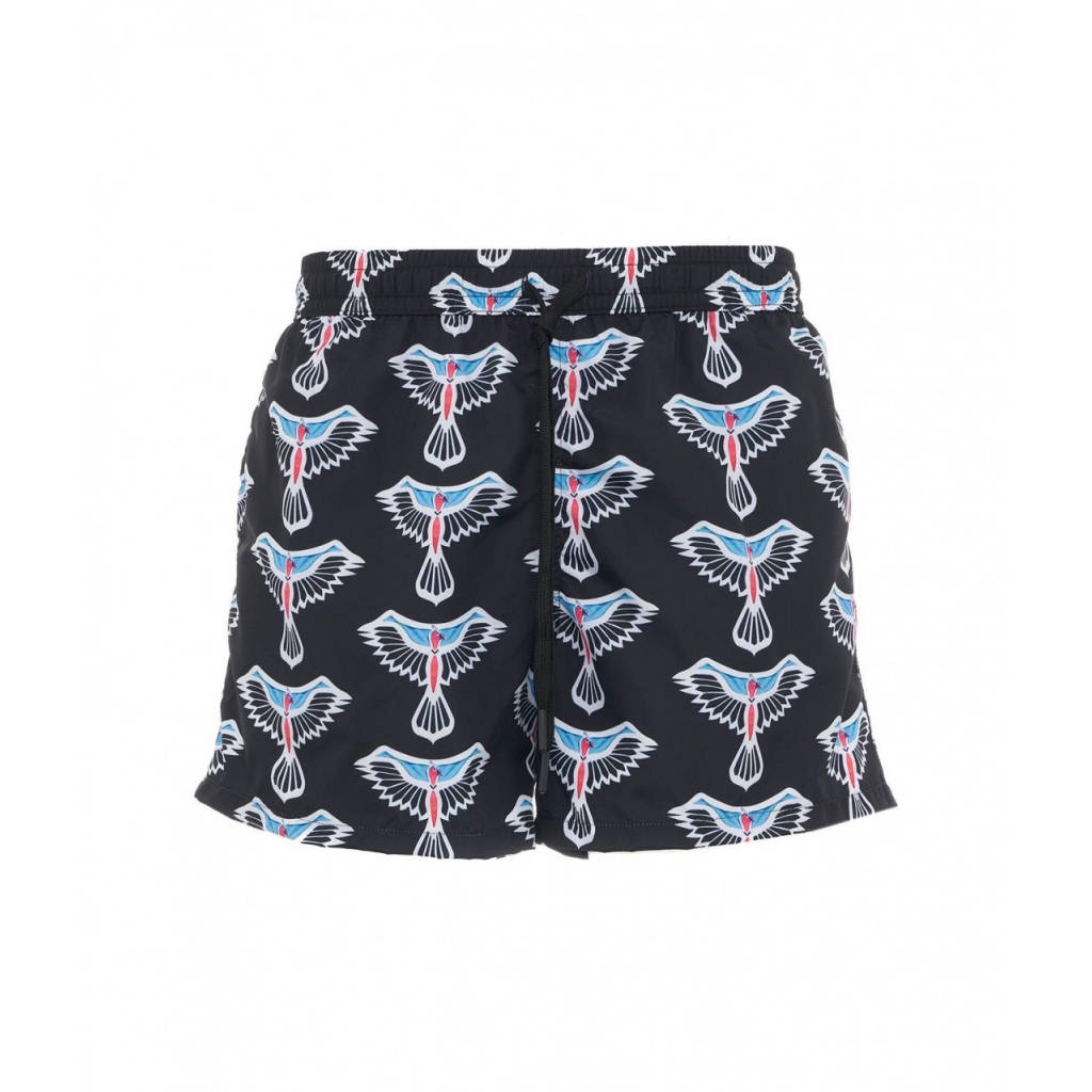 Swimshorts mit Print Schwarz