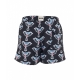 Swimshorts mit Print Schwarz