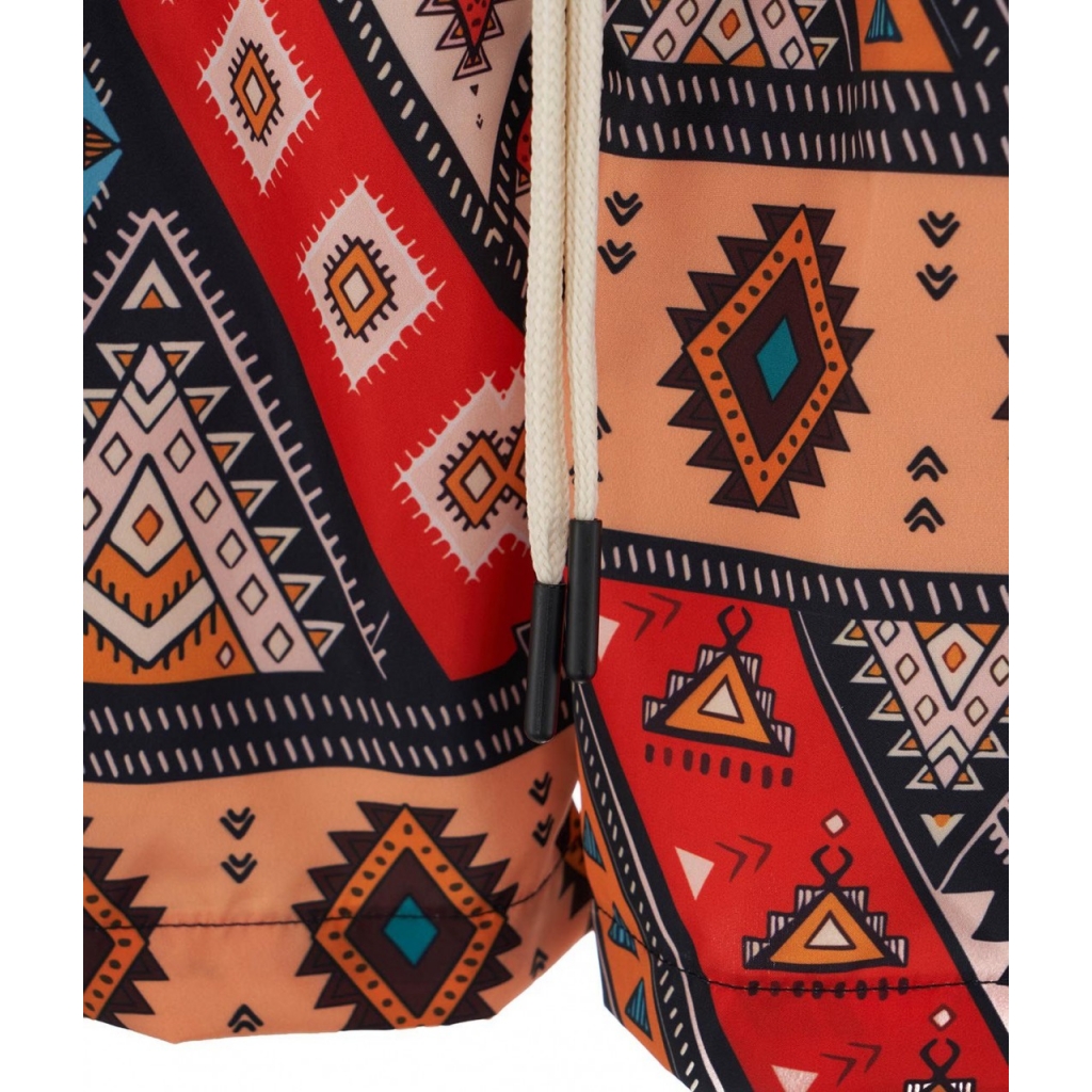 Swimshorts mit Print Orange