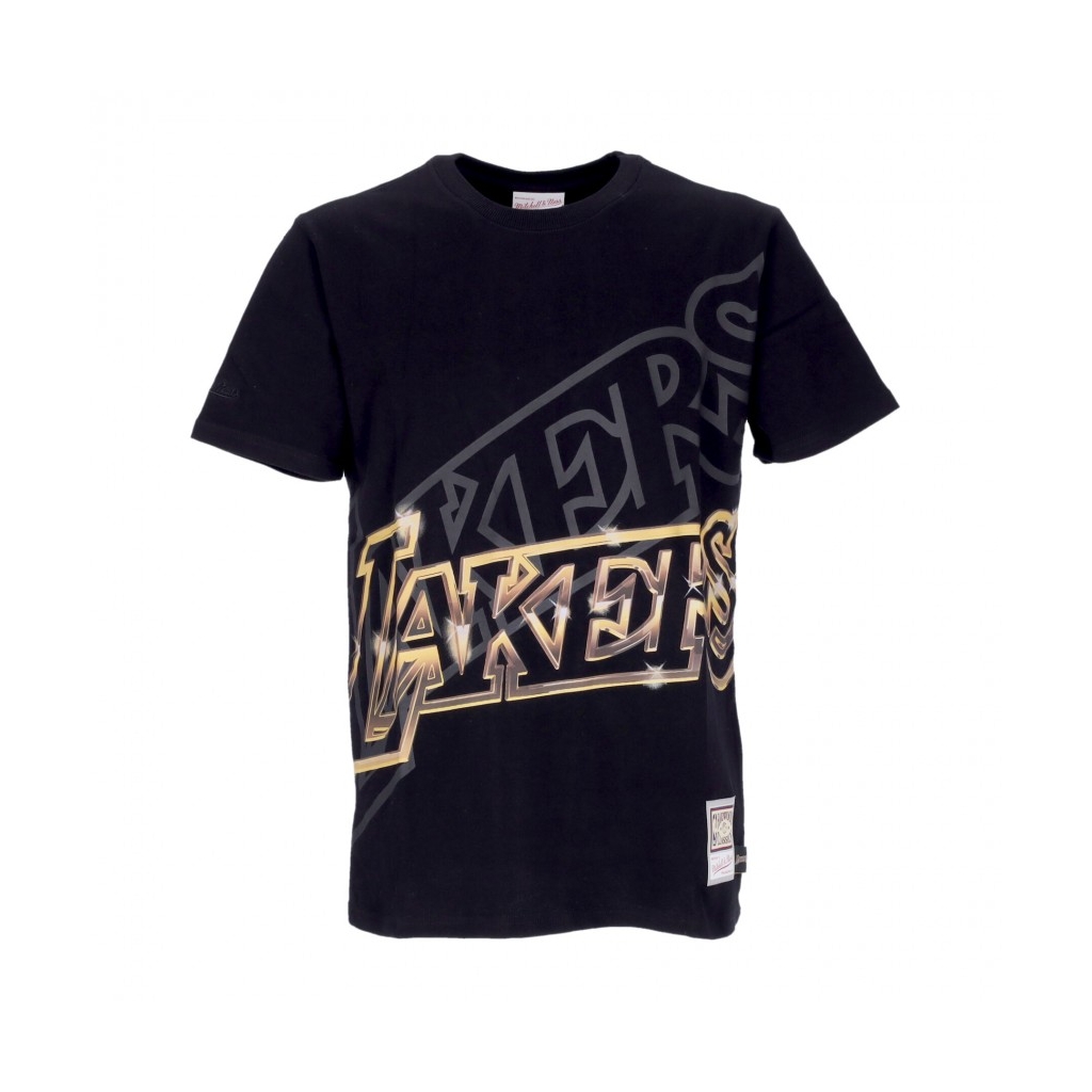 maglietta uomo nba big face 40 tee hardwood classics loslak BLACK/ORIGINAL TEAM COLORS
