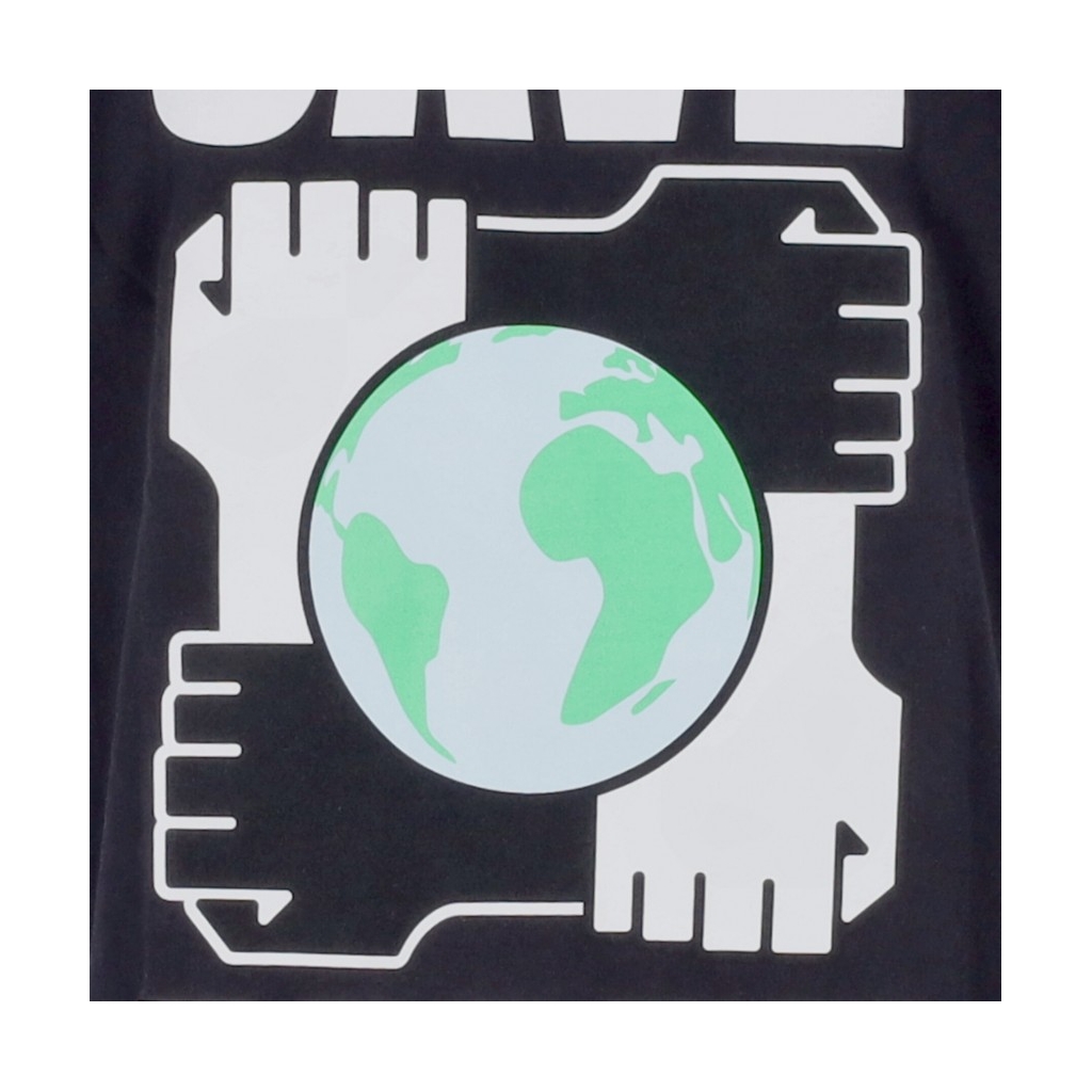 maglietta uomo save earth organic tee FADED BLACK