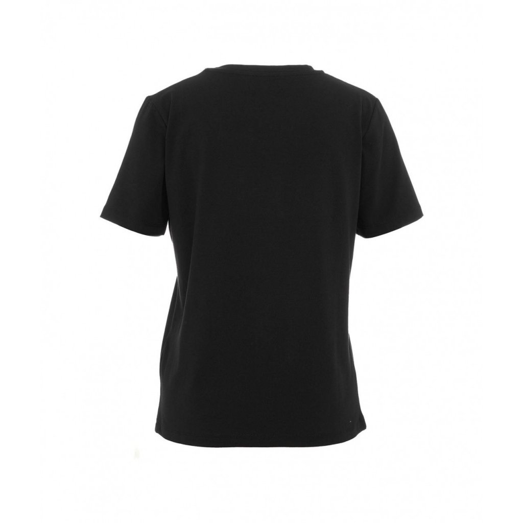 T-Shirt mit Strass Schwarz