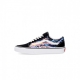 scarpa bassa uomo old skool electric flame BLACK/TRUE WHITE