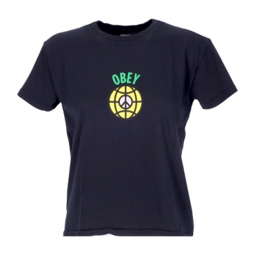 maglietta donna empower organic vintage tee OFF BLACK