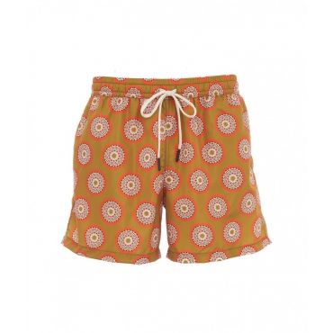 Badehose mit Print Gold