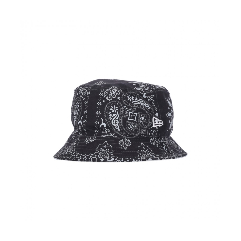 cappello da pescatore uomo ne bucket01 nb reversible paisley BLACK