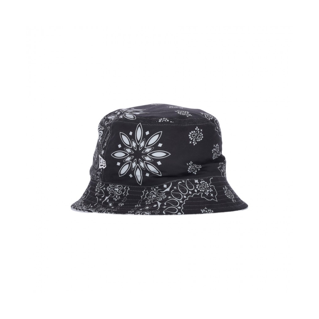 cappello da pescatore uomo ne bucket01 nb reversible paisley BLACK