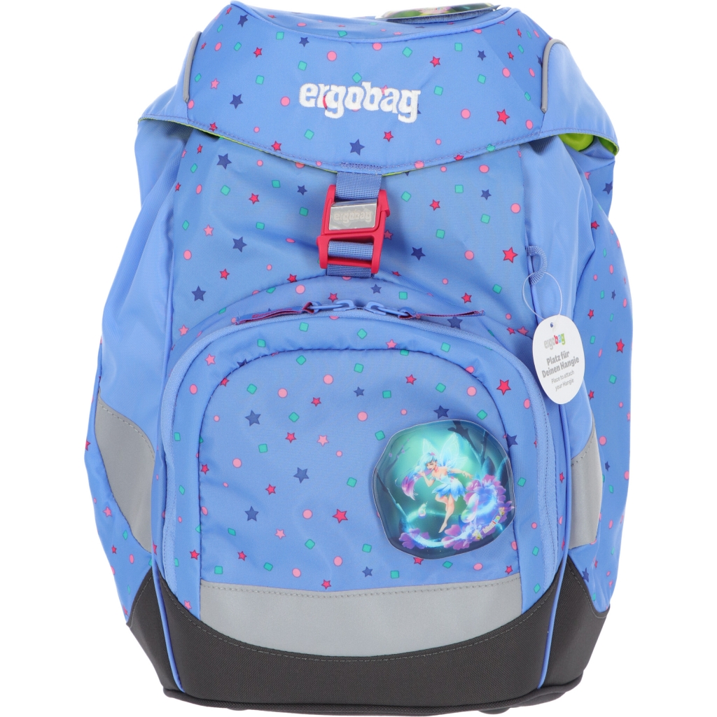 zaino ergobag azzurro stelline A02