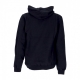 felpa cappuccio uomo main block fleece BLACK