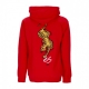 felpa cappuccio uomo tiger block hoodie RED