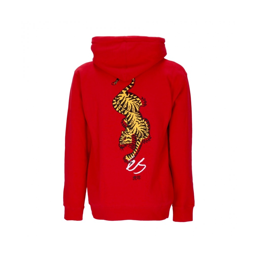 felpa cappuccio uomo tiger block hoodie RED