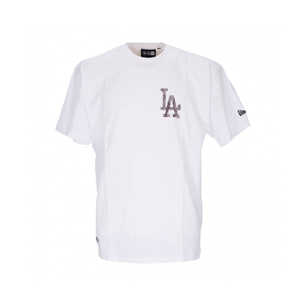 maglietta uomo mlb back body infill print oversize tee losdod WHITE SNAKE