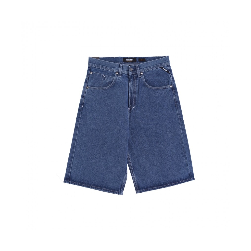 jeans corto uomo craff short jeans baggy BLUE