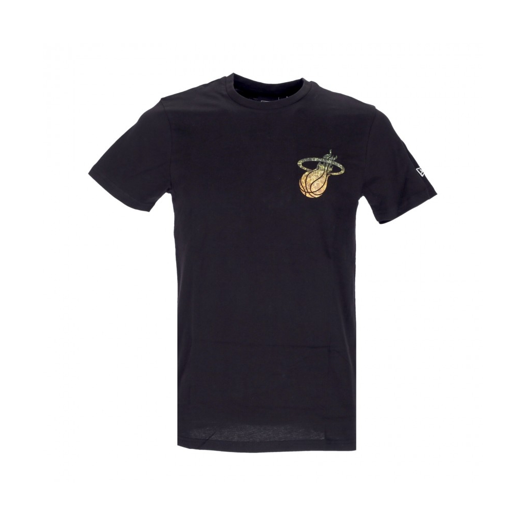 maglietta uomo nba back body water print tee miahea BLACK/GOLD