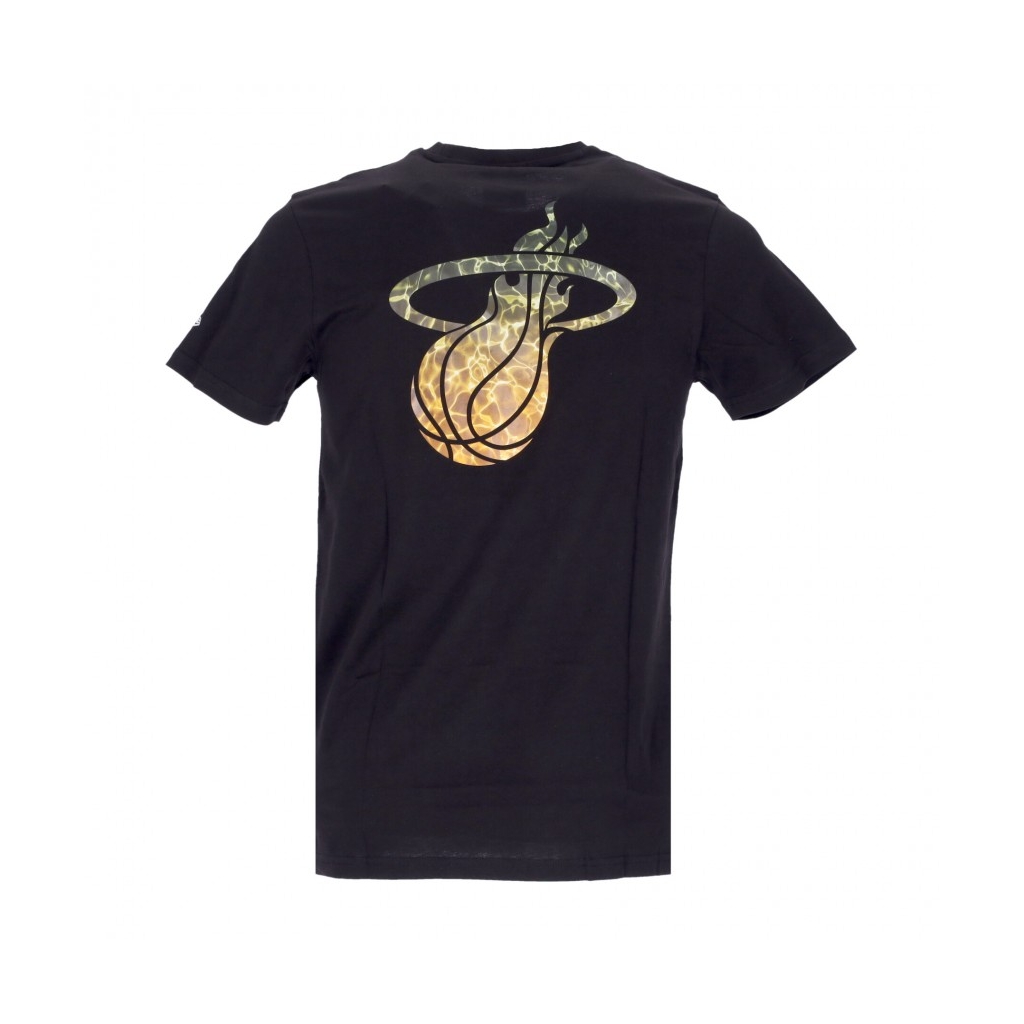 maglietta uomo nba back body water print tee miahea BLACK/GOLD