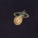 maglietta uomo nba back body water print tee miahea BLACK/GOLD