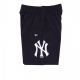 pantalone corto tuta uomo mlb washed pack team logo short neyyan NAVY