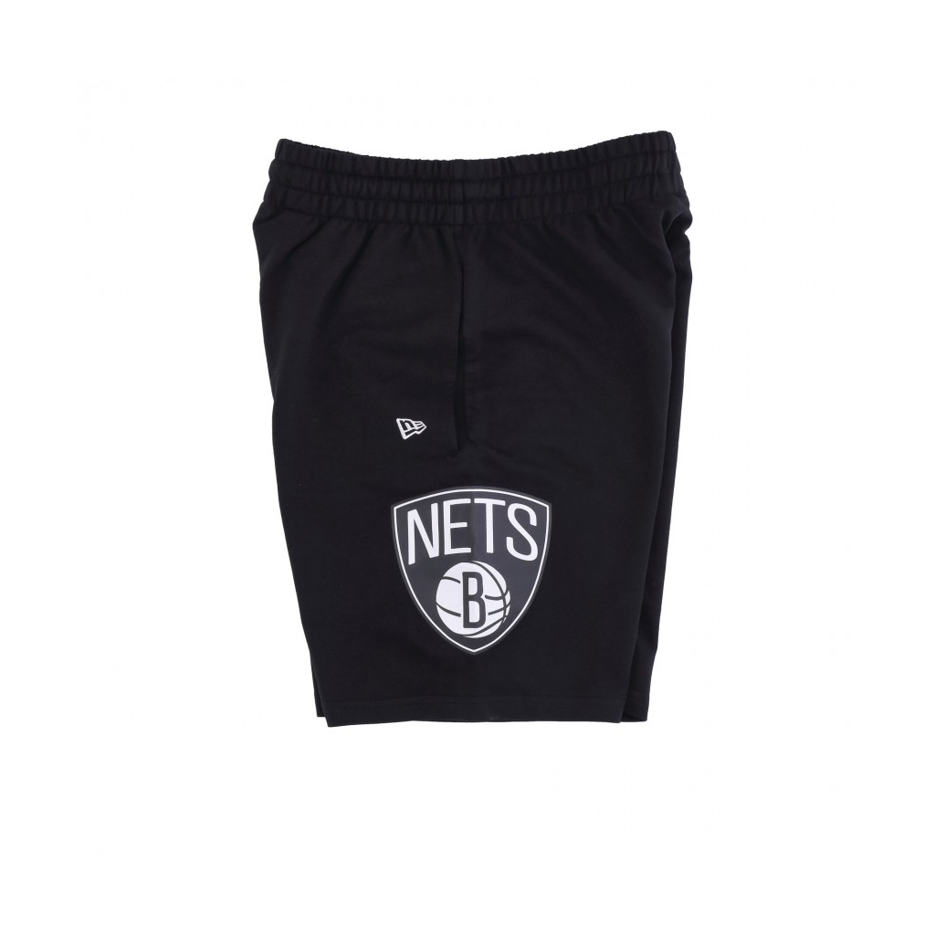 pantalone corto tuta uomo nba washed pack team logo short bronet BLACK