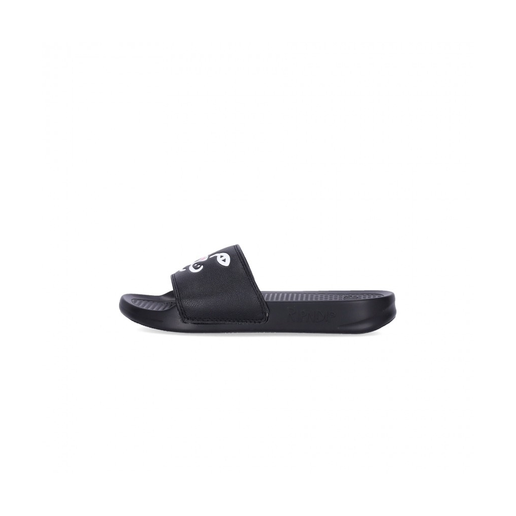 ciabatte uomo lord jermal face slides BLACK