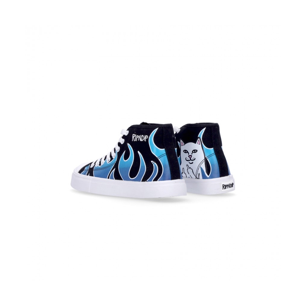 scarpa alta uomo lord nermal hades high top shoes BLUE/BLACK