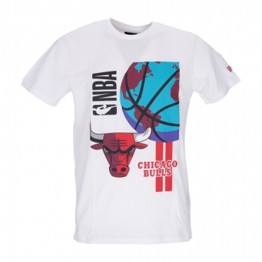 maglietta uomo nba bball globe graphic tee chibul WHITE