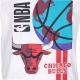 maglietta uomo nba bball globe graphic tee chibul WHITE
