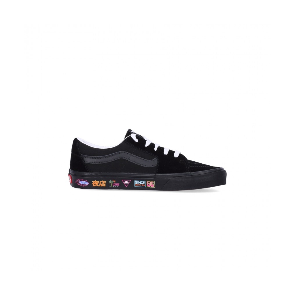 scarpa bassa uomo sk8-low vans market BLACK/NEON