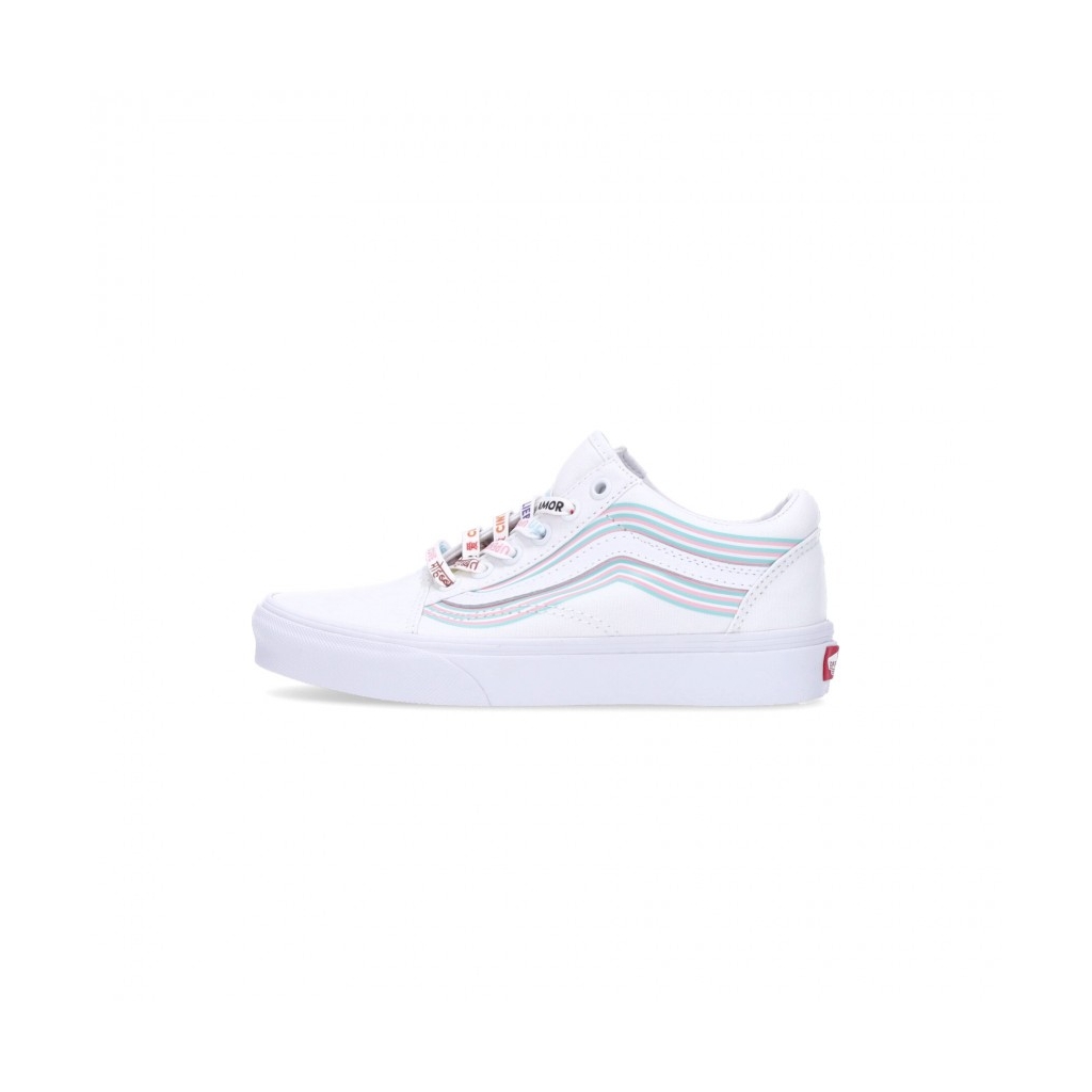 scarpa bassa uomo old skool pride WHITE/TRUE WHITE