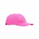 Baseball cap con ricamo pink