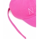 Baseball cap con ricamo pink