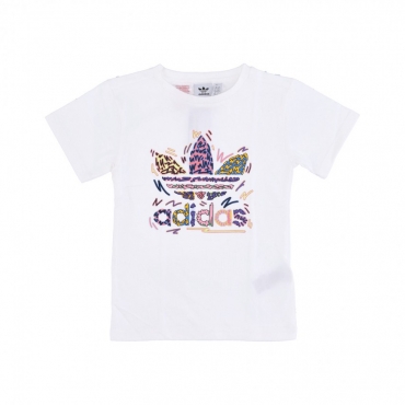 maglietta ragazza love unites trefoil tee x kris andrew small WHITE