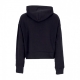 felpa cappuccio donna pride pullover hoodie BLACK