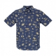 camicia manica corta uomo lay day woven NAVY/GOLD