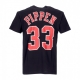 maglietta uomo nba tee hardwood classics no 33 scottie pippen chibul BLACK/ORIGINAL TEAM COLORS