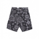 pantalone corto uomo single knee short BLACK HEAVY STONE WASH
