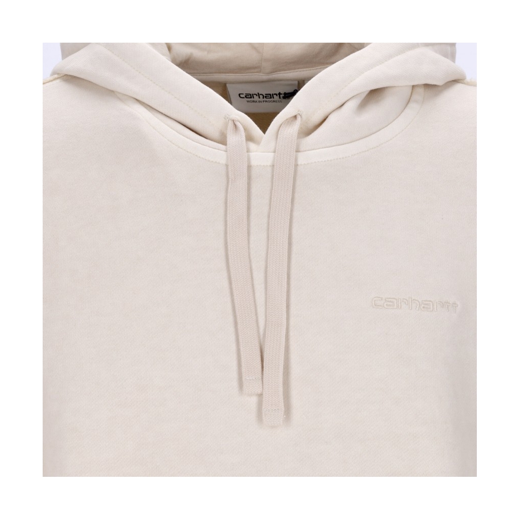 felpa cappuccio donna w hooded marfa sweat CALICO GARMENT DYED