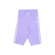 pantaloncino ciclista donna high-waisted short tights LIGHT PURPLE