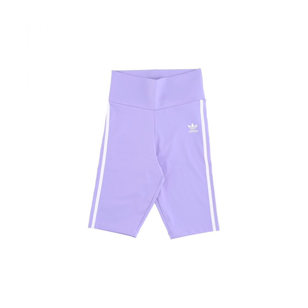 pantaloncino ciclista donna high-waisted short tights LIGHT PURPLE