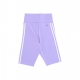 pantaloncino ciclista donna high-waisted short tights LIGHT PURPLE