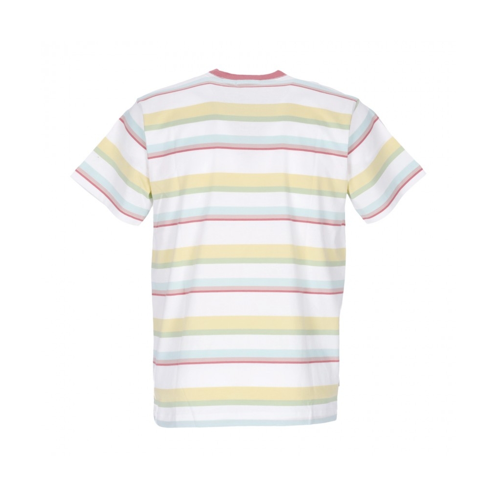 maglietta uomo sava stripe tee WHITE/MULTI