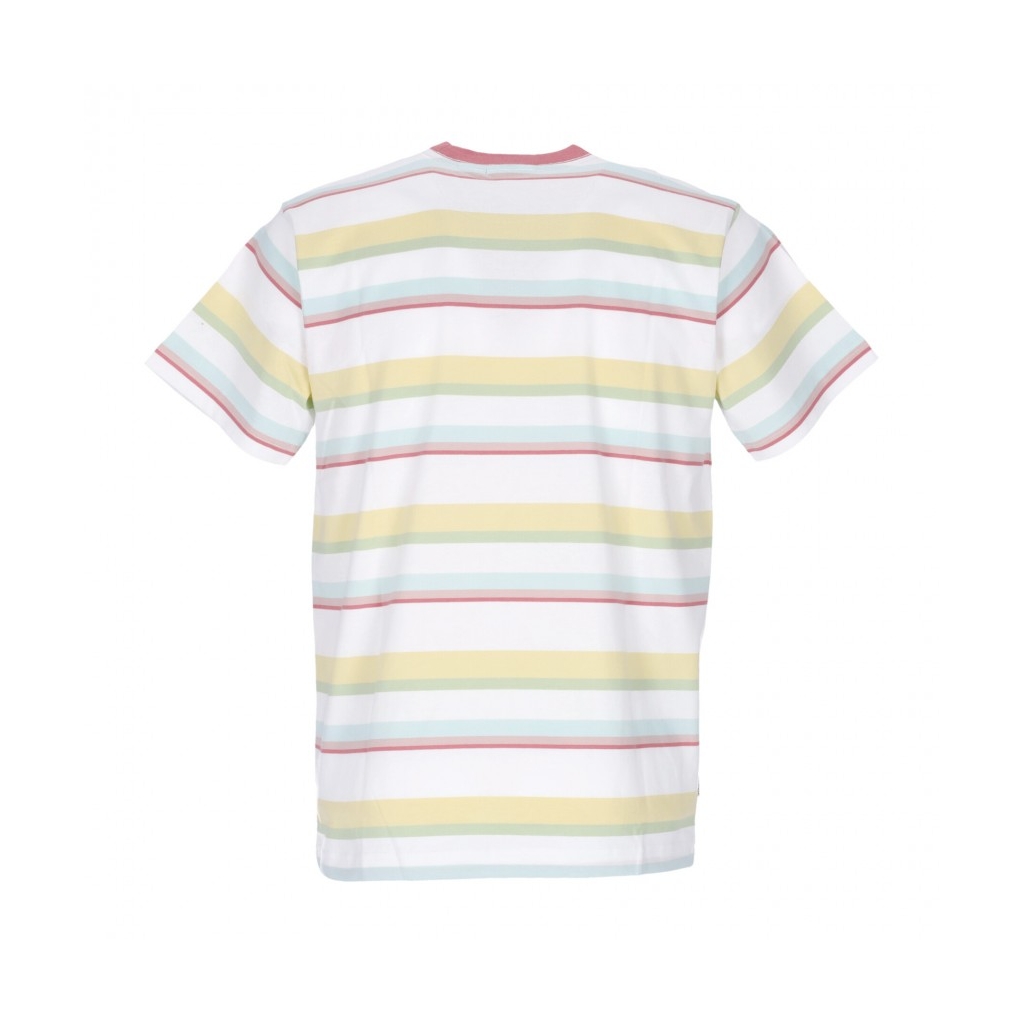 maglietta uomo sava stripe tee WHITE/MULTI