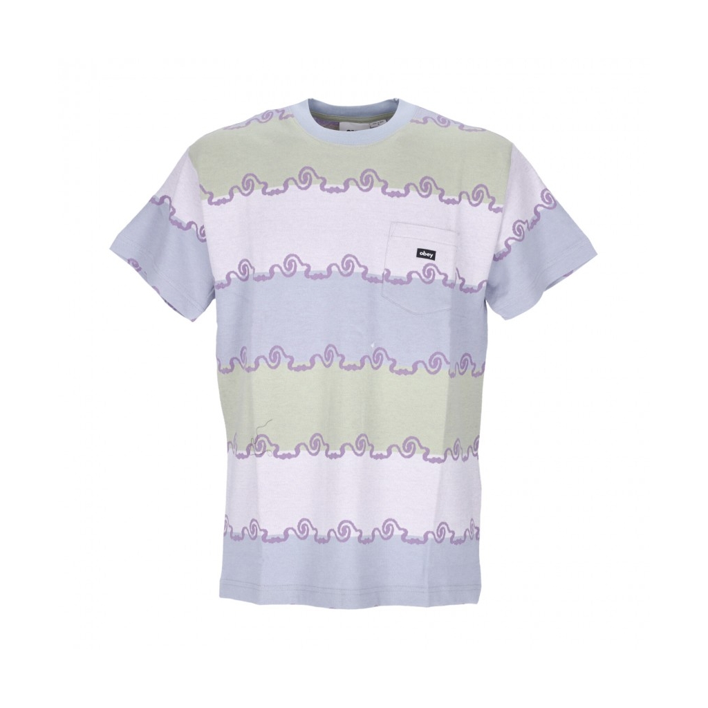 maglietta uomo receptor jacquard pocket tee OPAL MULTI